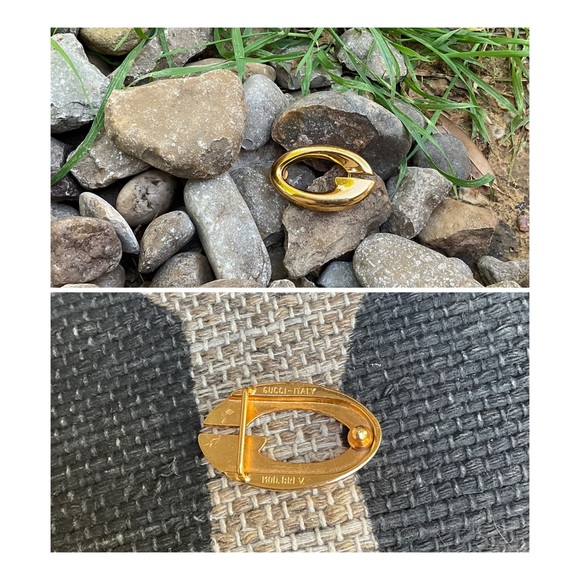 SOLD / VINTAGE/ Authentic GUCCI gold belt buckle - Picture 7 of 7